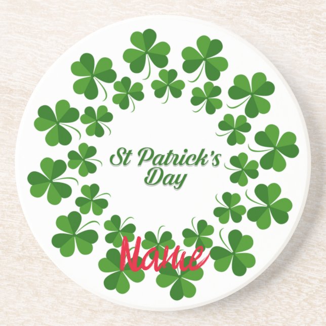 St patrick's day Utandningsluft_Trädning Underlägg (Framsidan)