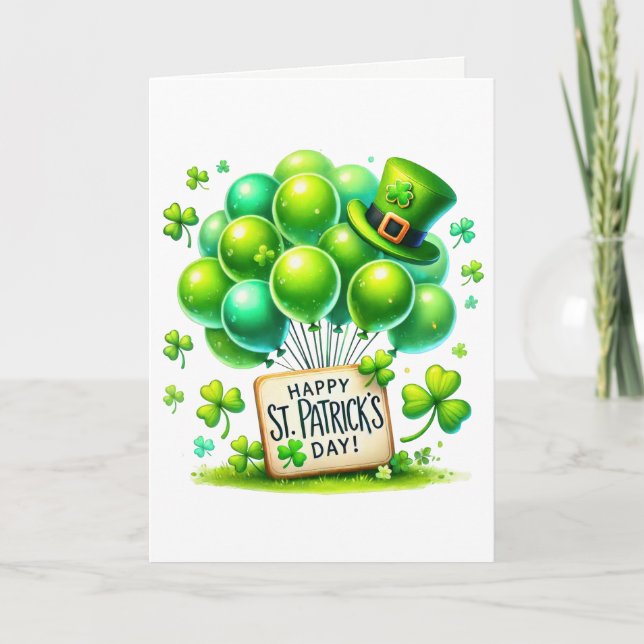 St. Patrick's Day Välkomstkort Helgkort (Framsida)