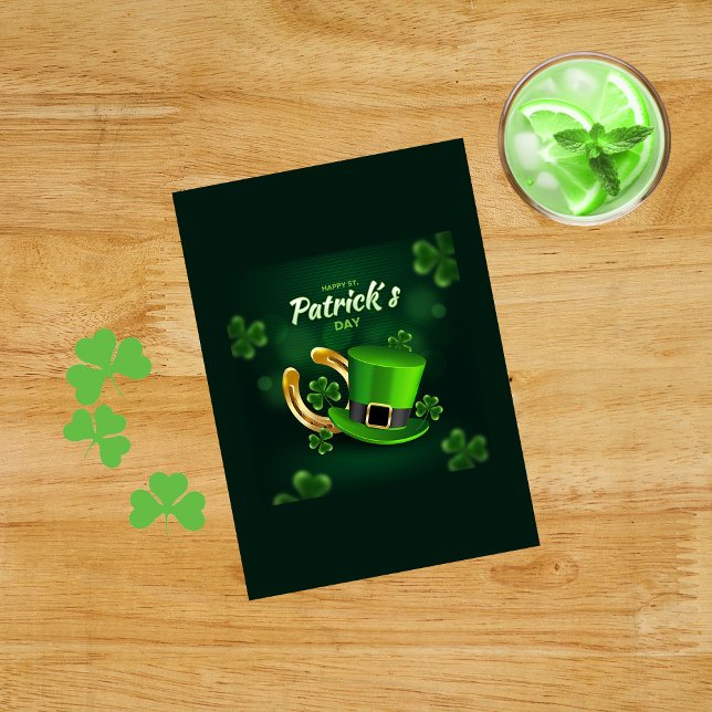 St. Patrick's Day välkomstkort Julkort (Skapare uppladdad)