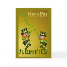 St. Patrick's Day Välkomstkort