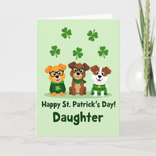 St Patricks Day Valpar Kort (Framsida)