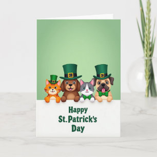 St Patricks Day Vänner Kort