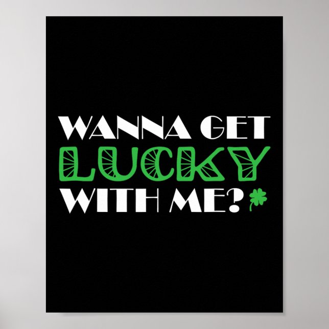 St. Patrick's Day vill få Lucky med mig Poster (Framsidan)