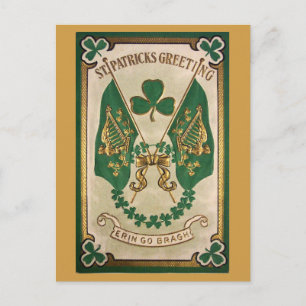 St. Patricks Day Vintage vykort