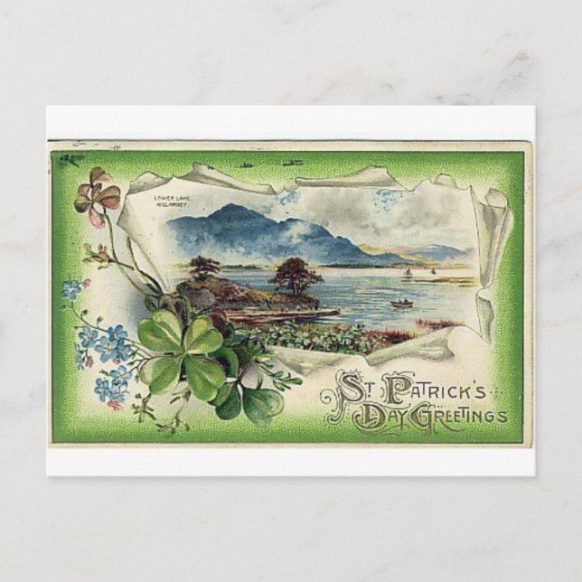 St. Patrick's Day Vykort (Framsida)
