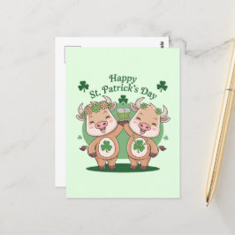 St patricks day vykort