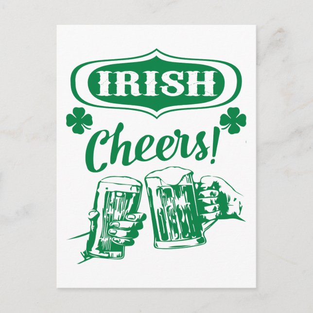 St. Patrick's Day Vykort (Framsida)