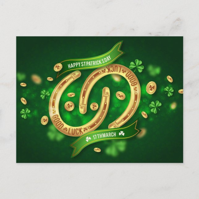 St. Patrick's Day Vykort (Framsida)