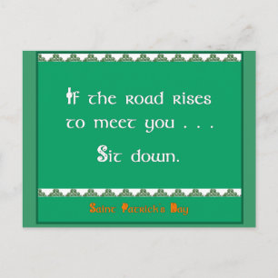 St. Patrick's Day Vykort