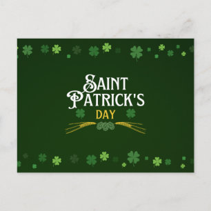 St patricks day vykort