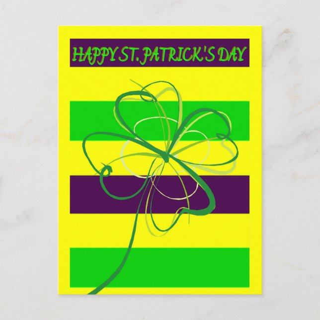 St patrick's day vykort 1 (Framsida)