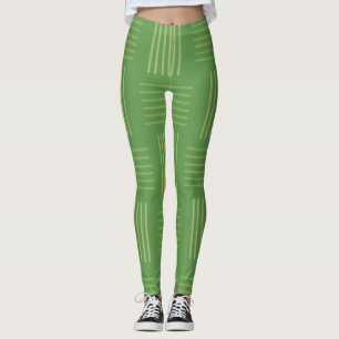 St. Patrick's Day Weave Leggings