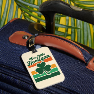 St patricks day Wee Little Hooligan Funny Bagagebricka