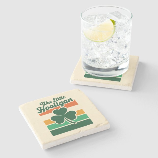 St patricks day Wee Little Hooligan Funny Stenunderlägg (Sidan)