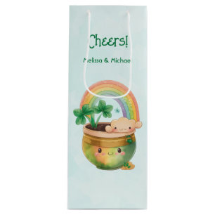 St. Patrick's Day Whimsical Rainbow & Klöver