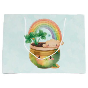 St. Patrick's Day Whimsical Rainbow & Klöver