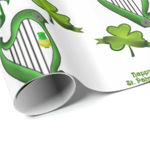 St. Patrick's Day Wrapping Papper Presentpapper