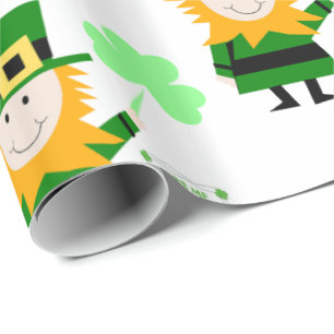 St. Patrick's Day Wrapping Papper Presentpapper