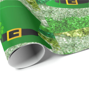 St. Patrick's Day Wrapping Papper Presentpapper