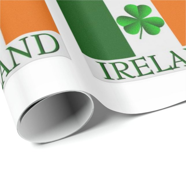 St. Patrick's Day Wrapping Papper Presentpapper (Rullad Hörn)