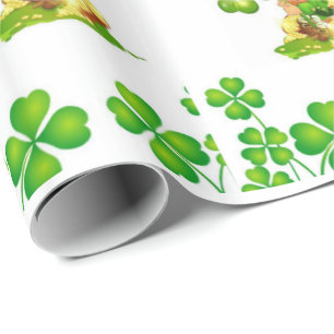 St. Patrick's Day Wrapping Papper Presentpapper