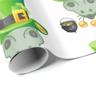 St. Patrick's Day Wrapping Papper Presentpapper