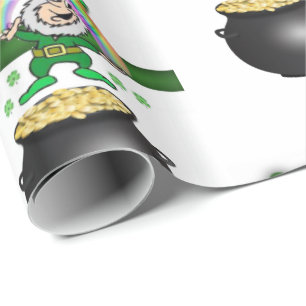 St. Patrick's Day Wrapping Papper Presentpapper