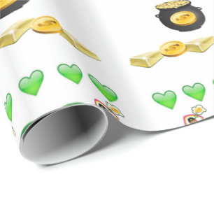 St. Patrick's Day Wrapping Papper Presentpapper