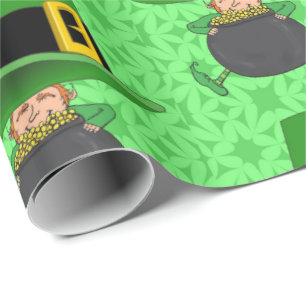St. Patrick's Day Wrapping Papper Presentpapper