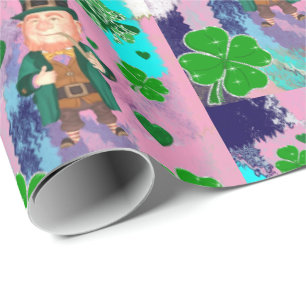 St. Patrick's Day Wrapping Papper Presentpapper