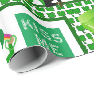 St. Patrick's Day Wrapping Papper Presentpapper