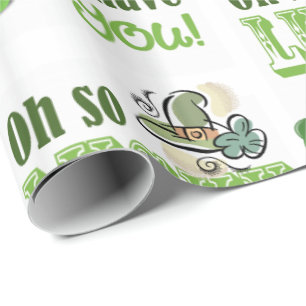 St. Patrick's Day Wrapping Papper Presentpapper