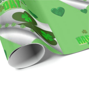 St. Patrick's Day Wrapping Papper Presentpapper