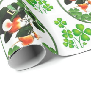 St. Patrick's Day Wrapping Papper Presentpapper
