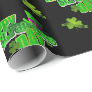 St. Patrick's Day Wrapping Papper Presentpapper
