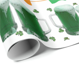 St. Patrick's Day Wrapping Papper Presentpapper