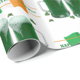 St. Patrick's Day Wrapping Papper Presentpapper