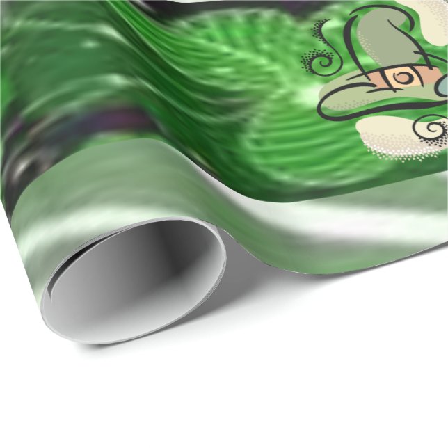 St. Patrick's Day Wrapping Papper Presentpapper (Rullad Hörn)