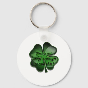 St. Patrick's Day Zing, inte tur nog svart Nyckelring