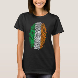 St Patricks Day Zu Saint Paddy's Flagga Irländskt T Shirt
