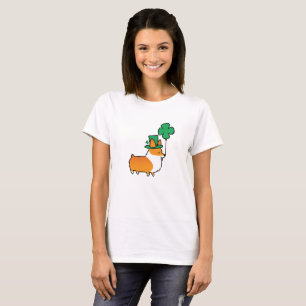 St patricks dayCorgiskjorta T-shirt