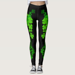 St patricks daydamasker kysser min Shamrocks Leggings