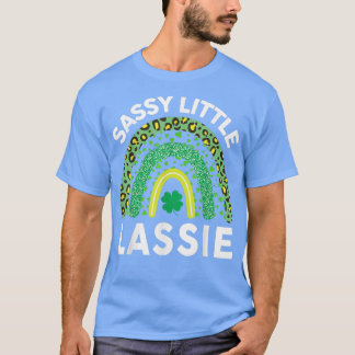St Patricks DayGirls Baby Småbarn Sassy Little Las T Shirt