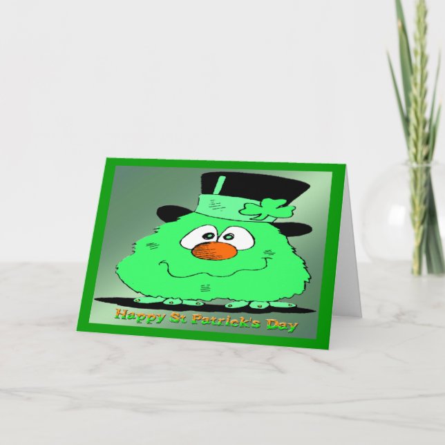 St patrick's dayGnome Kort (Framsida)