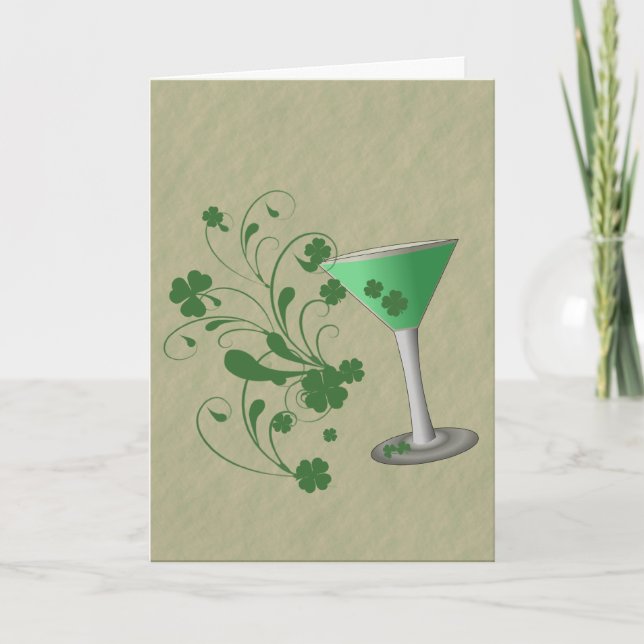 St patrick's dayMartini kort (Framsida)
