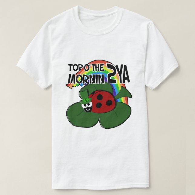 St patrick's daynyckelpigaT-tröja Tee (Design framsida)