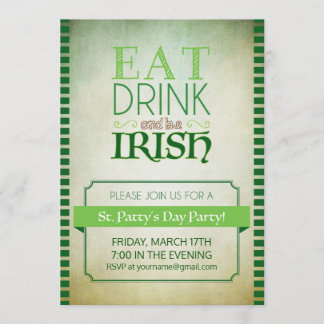 St patricks daypartyinbjudan inbjudningar