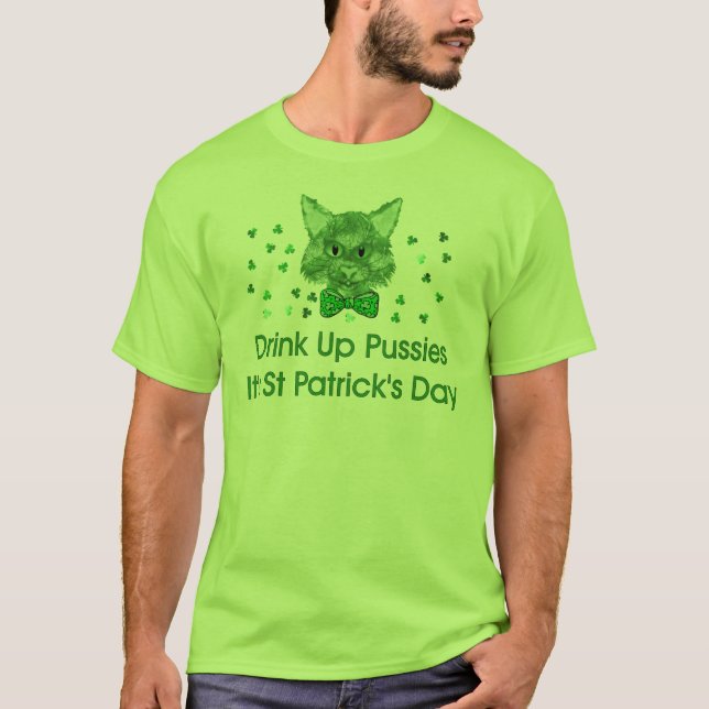 St patrick's dayScrapperkatt T Shirt (Framsida)