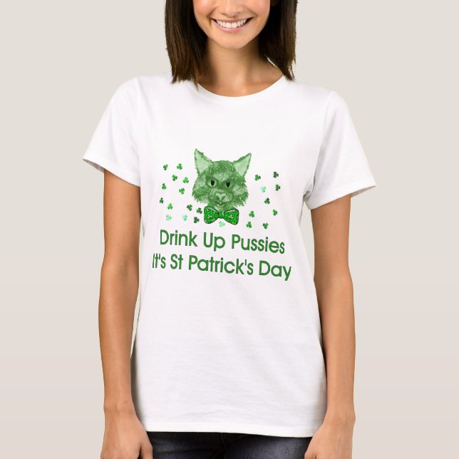 St patrick's dayScrapperkatt T-shirt (Framsida)