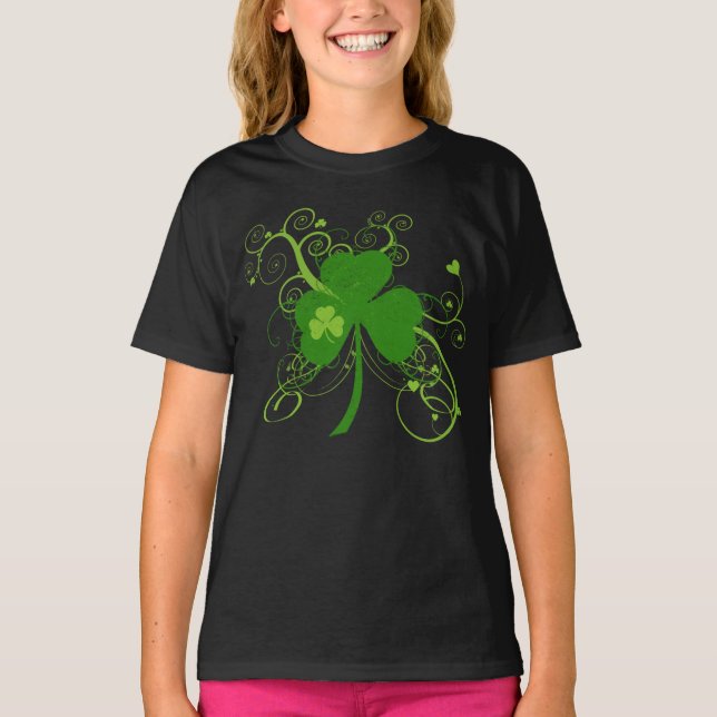 St patricks dayShamrock T-shirt (Framsida)